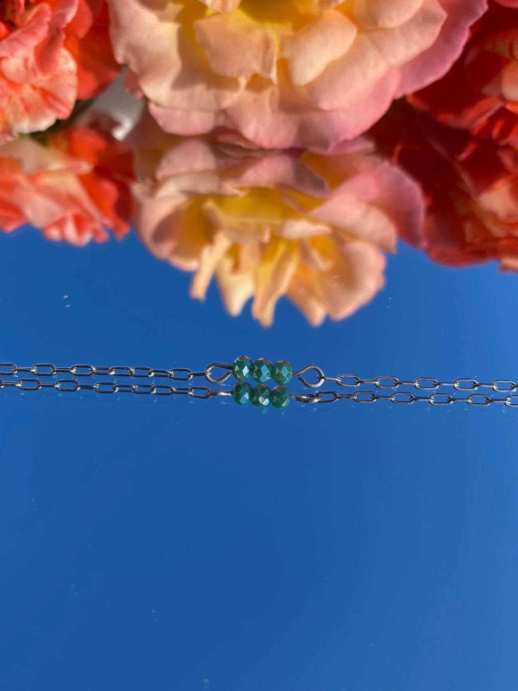 Bracelet ELAYA, coloré, bleu, argent