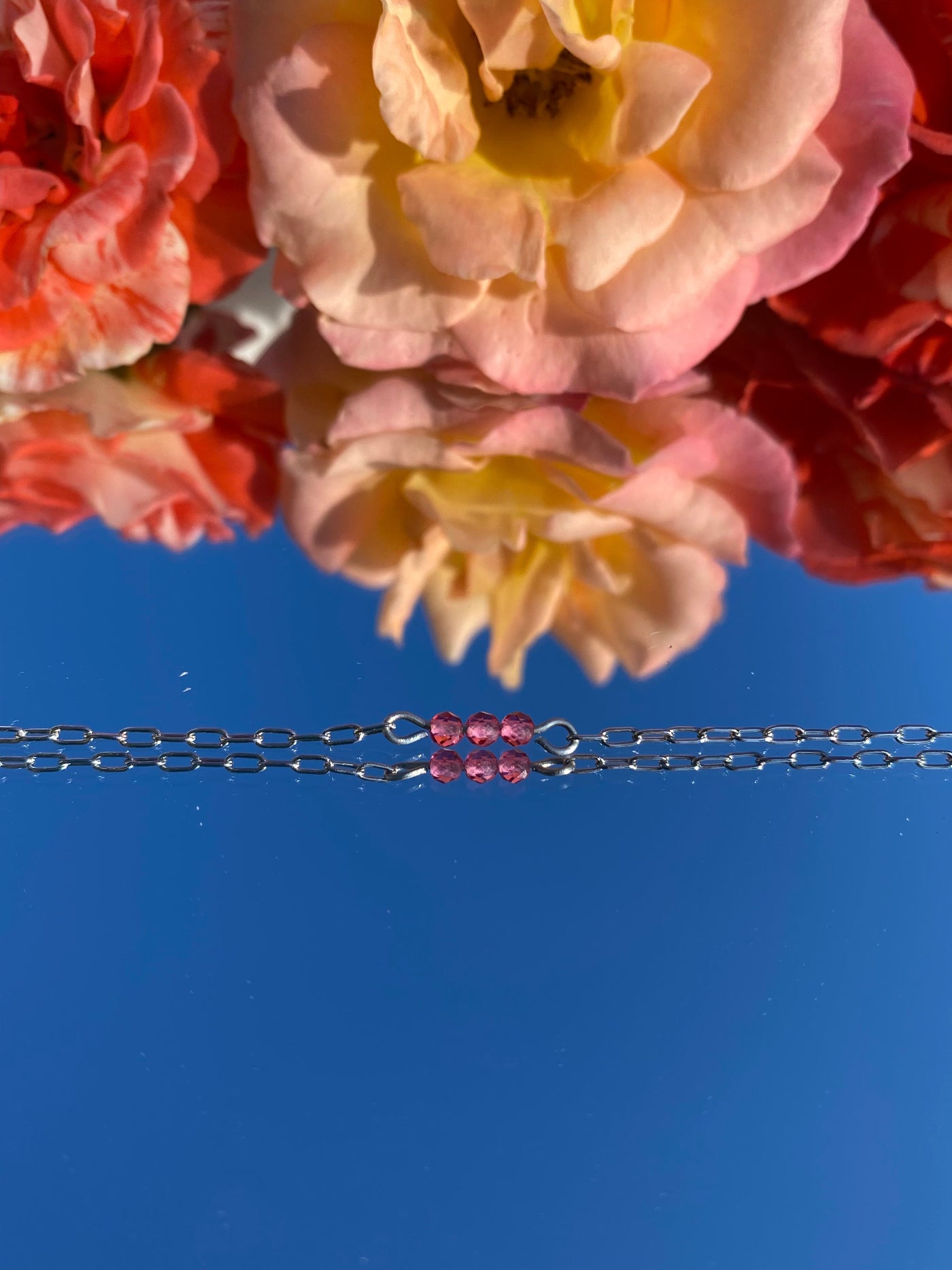 Bracelet ELAYA, coloré, rose, argent