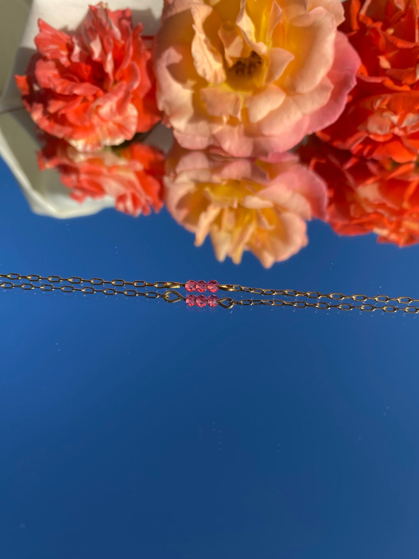 Bracelet ELAYA, coloré, rose, doré